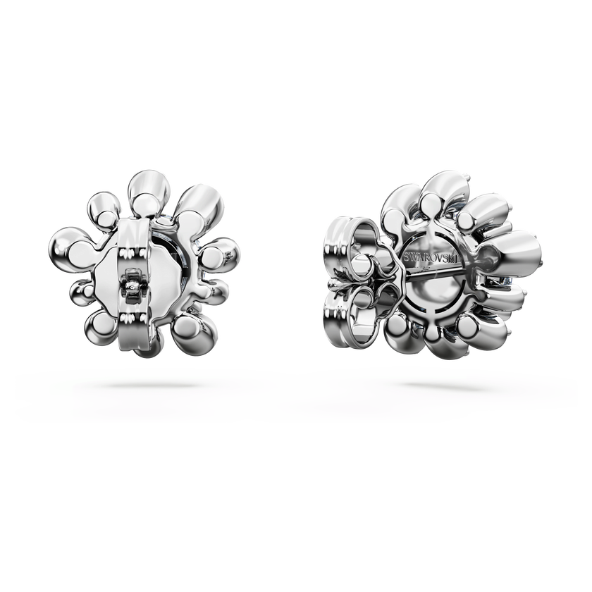swarovski galaxy stud earrings  laboratory grown diamonds 2 3 ct tw  18k white gold