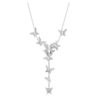 swarovski lilia y necklace butterfly white rhodium plated