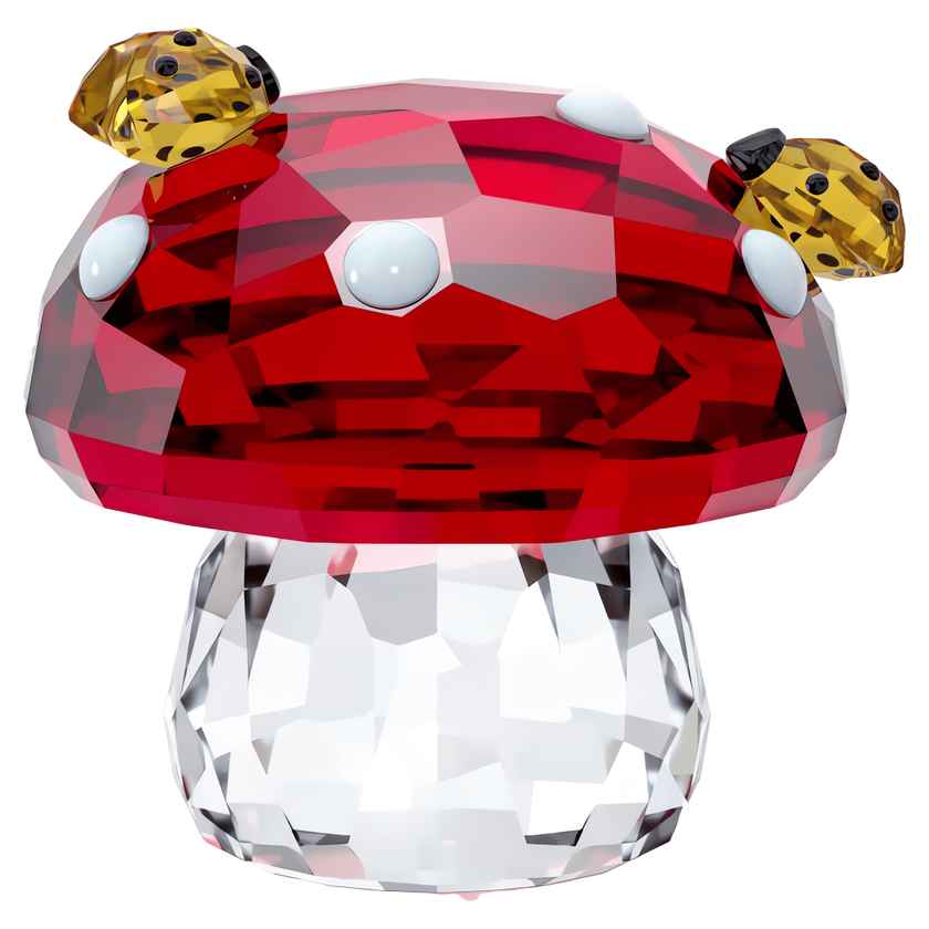 swarovski idyllia mushroom and ladybugs