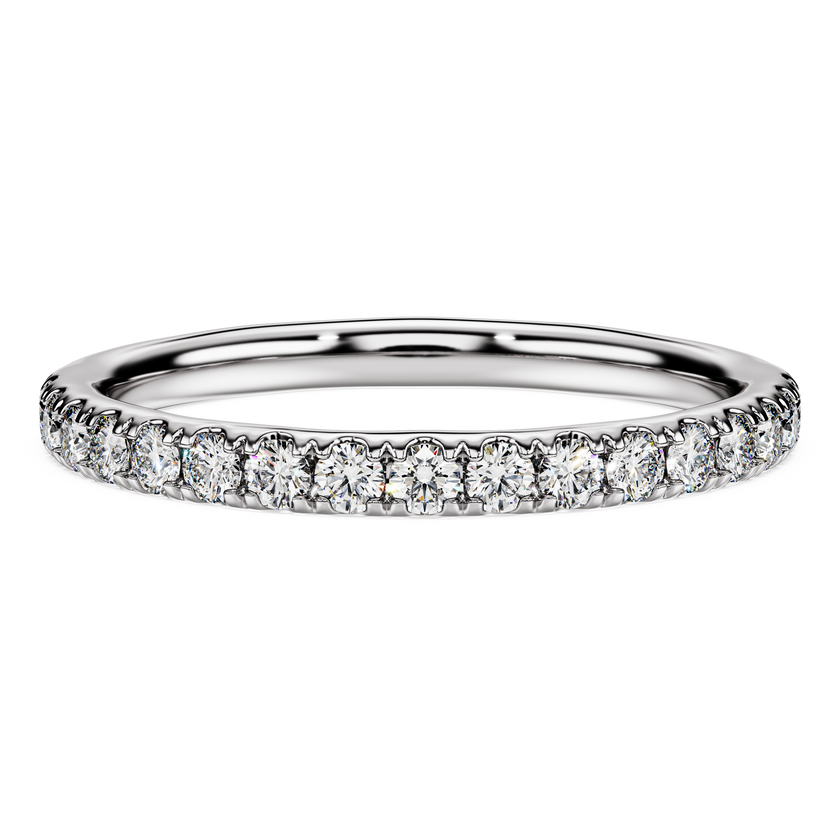 swarovski eternity band ring  lab grown diamonds 0 4 ct tw  round shape  sterling silver