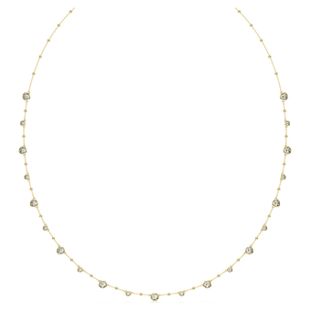 swarovski imber strandage round cut white gold tone plated