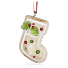 swarovski holiday cheers gingerbread stocking ornament