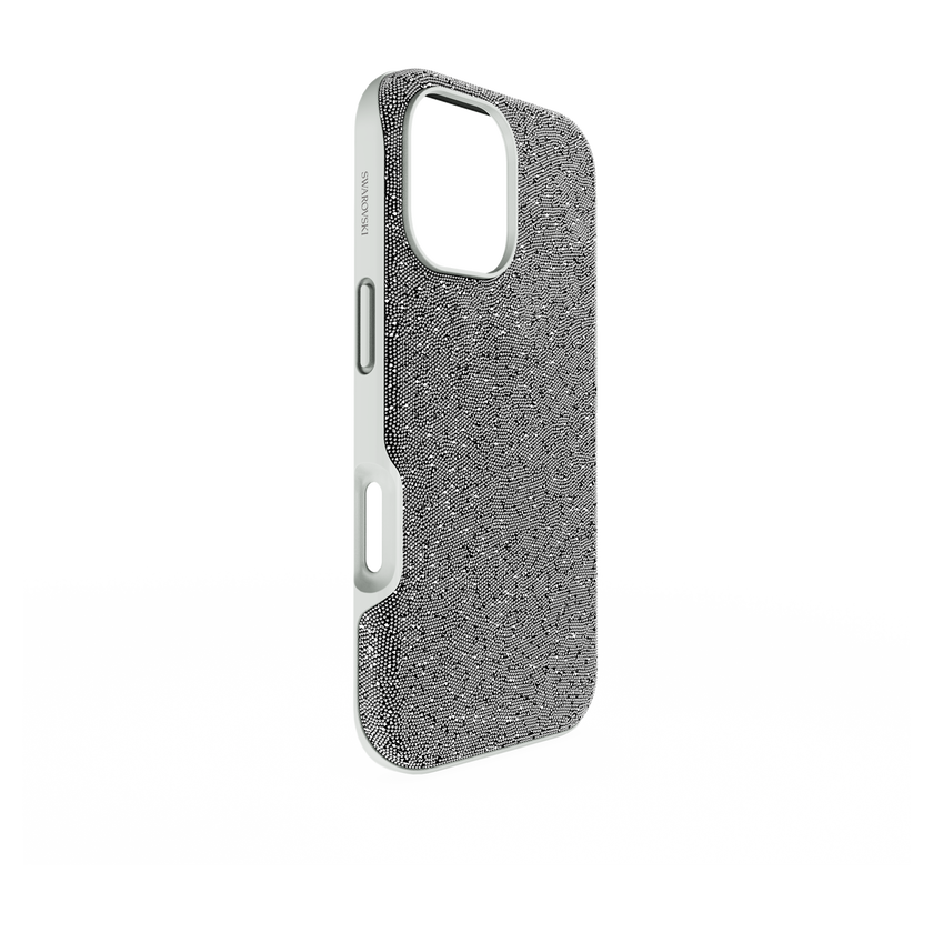 swarovski high smartphone case  iphone  17  silver tone
