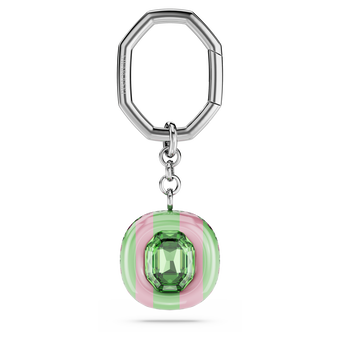 swarovski dulcis key ring octagon cut multicolored rhodium plated