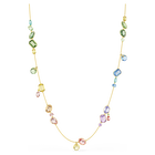 swarovski gema strandage  mixed cuts  multicolored  18k gold finish
