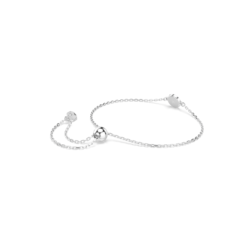 swarovski luckily bracelet  pav   eye  blue  rhodium plated