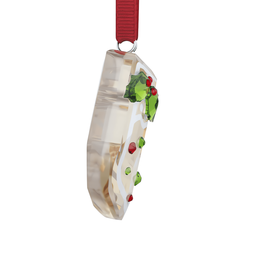 swarovski holiday cheers gingerbread stocking ornament
