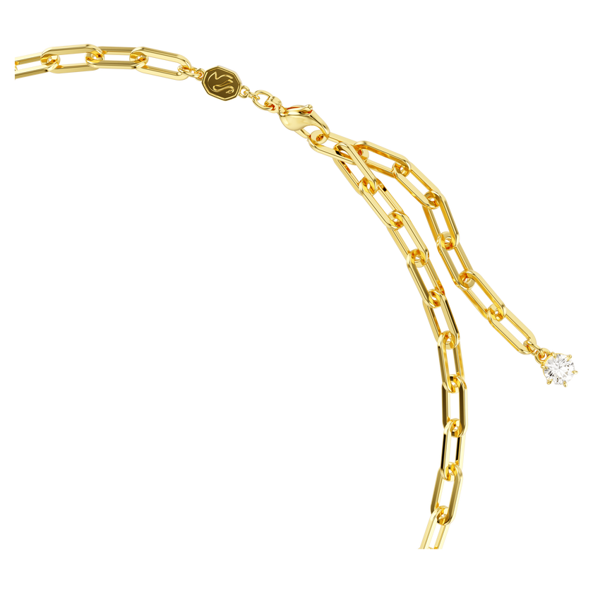 swarovski constella necklace  white  gold tone plated