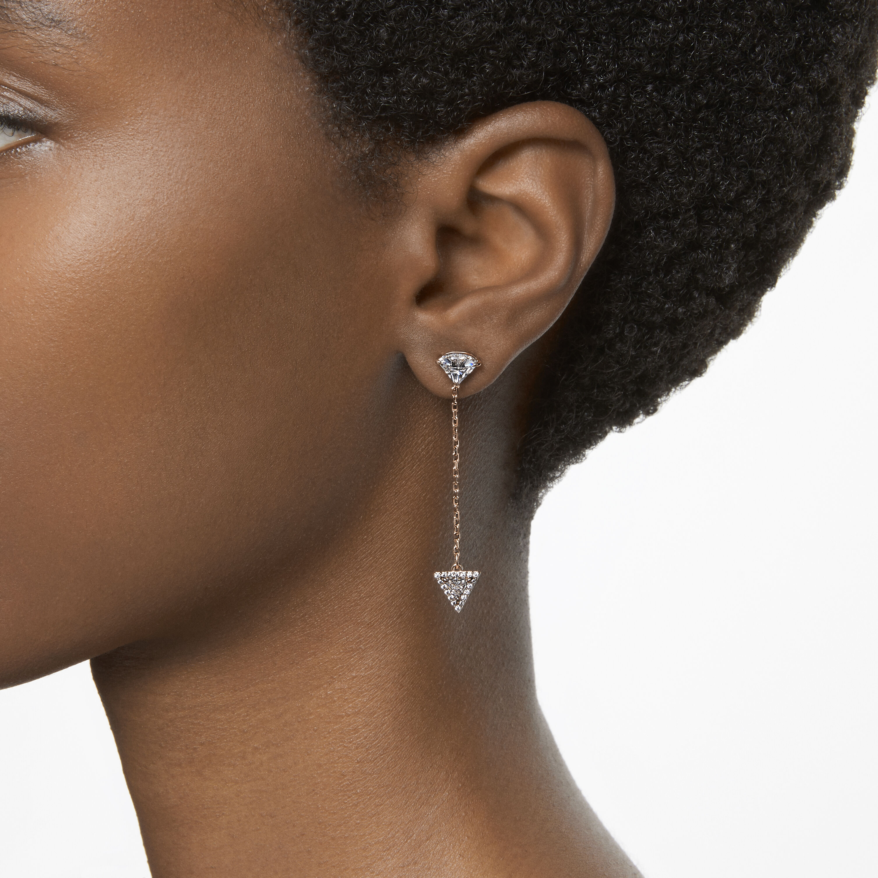 Swarovski earrings shop triangle