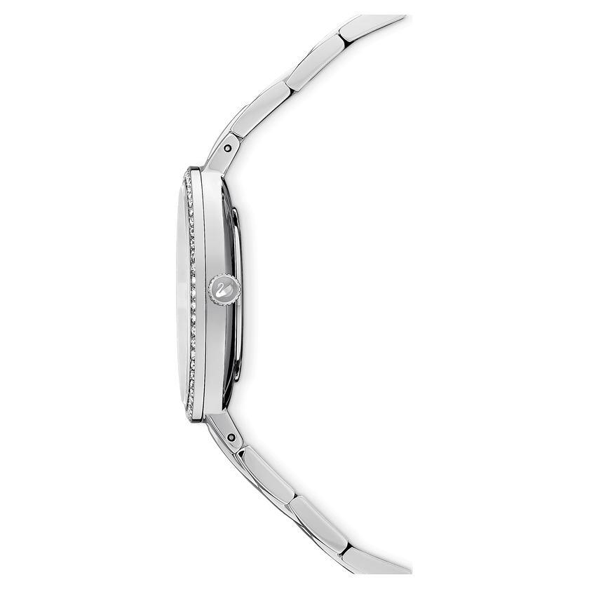 swarovski cosmopolitan watch  swiss made  metal bracelet  silver tone  stainless steel