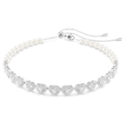 ariana grande x swarovski tennis choker mixed cuts heart white rhodium plated