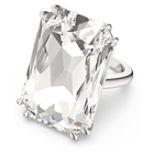 swarovski mesmera cocktail ring oversized crystal white rhodium plated