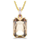 swarovski millenia pendant octagon cut caramel gold tone plated