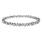 swarovski galaxy tennis bracelet  laboratory grown diamonds 4 9 ct tw  18k white gold