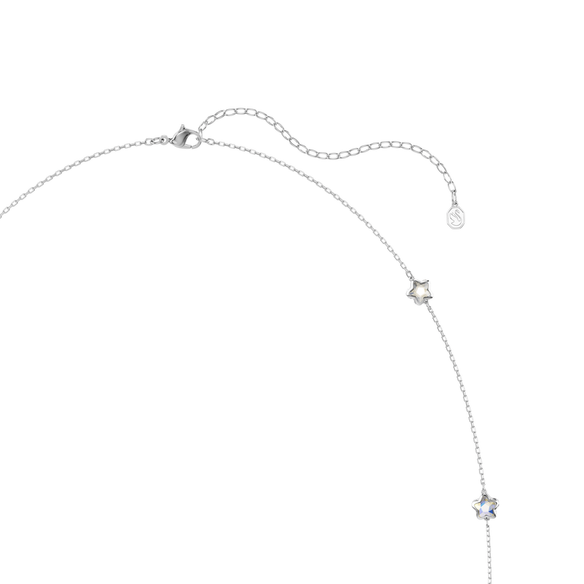 swarovski chroma strandage  star  white  rhodium plated