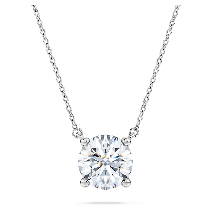 swarovski eternity pendant  laboratory grown diamonds 2 ct tw  18k white gold