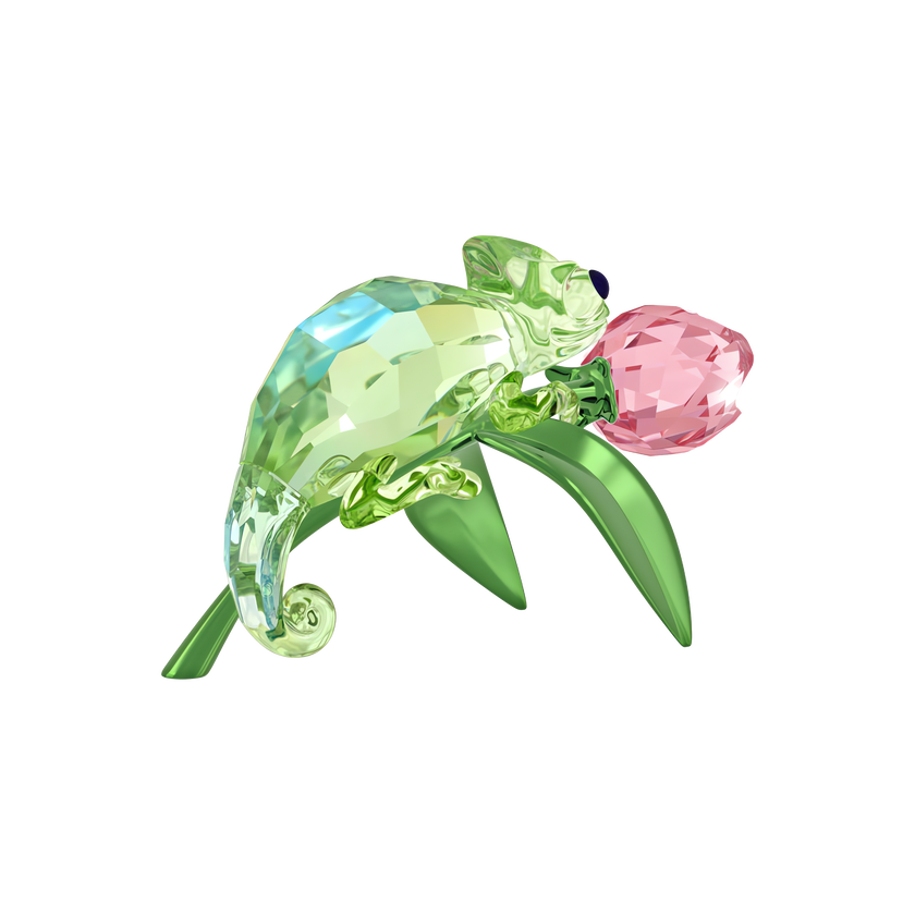swarovski idyllia chameleon and tulip