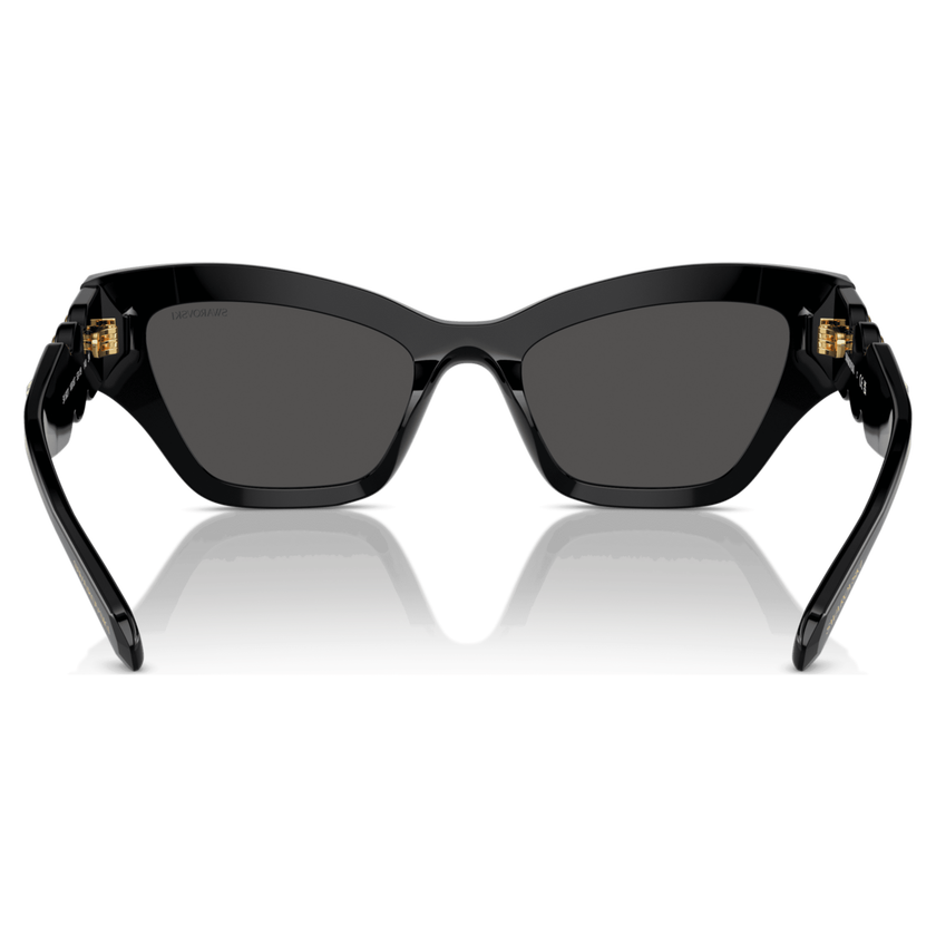 swarovski sunglasses  cat eye shape  black