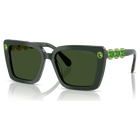 swarovski sunglasses square shape sk6032 green