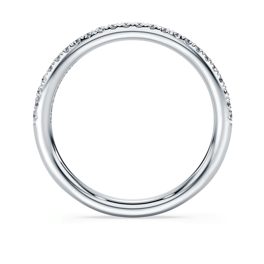 swarovski eternity band ring  lab grown diamonds 0 2 ct tw  round shape  18k white gold
