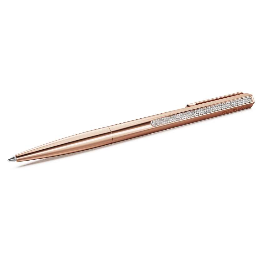swarovski crystal shimmer ballpoint pen  rose gold tone  rose gold tone finish