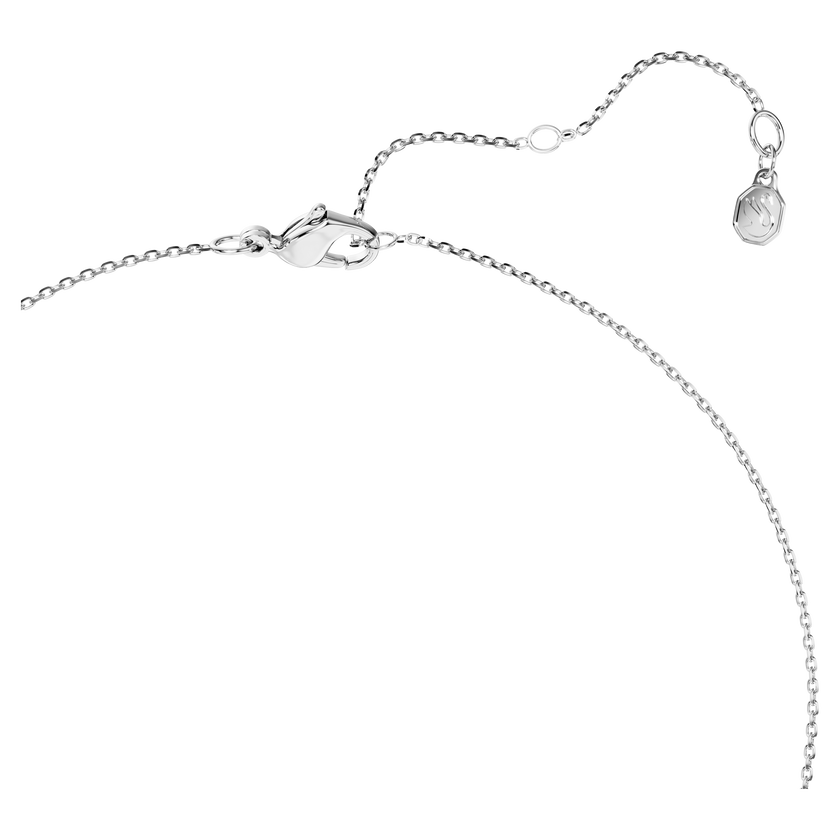 swarovski eternity pendant  lab grown diamonds 0 5 ct tw  round shape  sterling silver