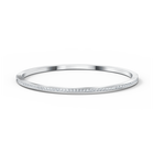 swarovski rare bangle white rhodium plated