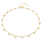 swarovski imber tennis necklace mixed cuts white gold tone plated