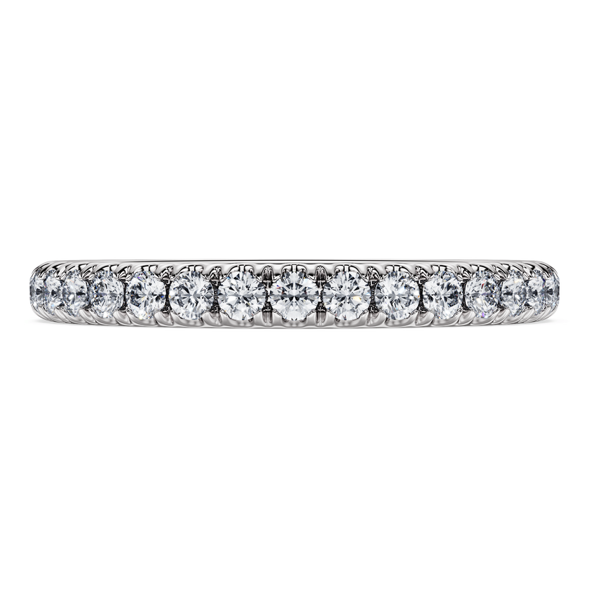 swarovski eternity band ring  lab grown diamonds 0 4 ct tw  round shape  18k white gold