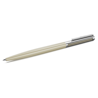 swarovski matrix tennis ballpoint pen  brown  gold tone plated