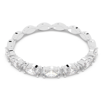 swarovski matrix vittore ring  marquise cut  white  rhodium plated