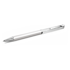 swarovski crystalline ballpoint pen  white lacquered  chrome plated
