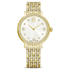 swarovski imber watch swiss made metal bracelet gold tone gold tone finish