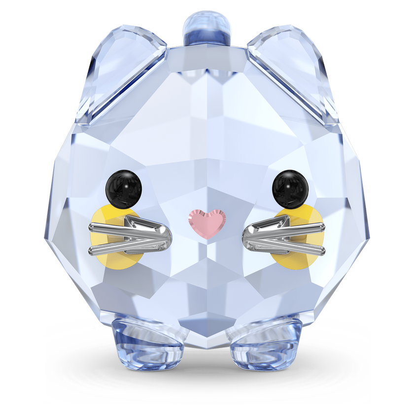 swarovski chubby cats blue cat