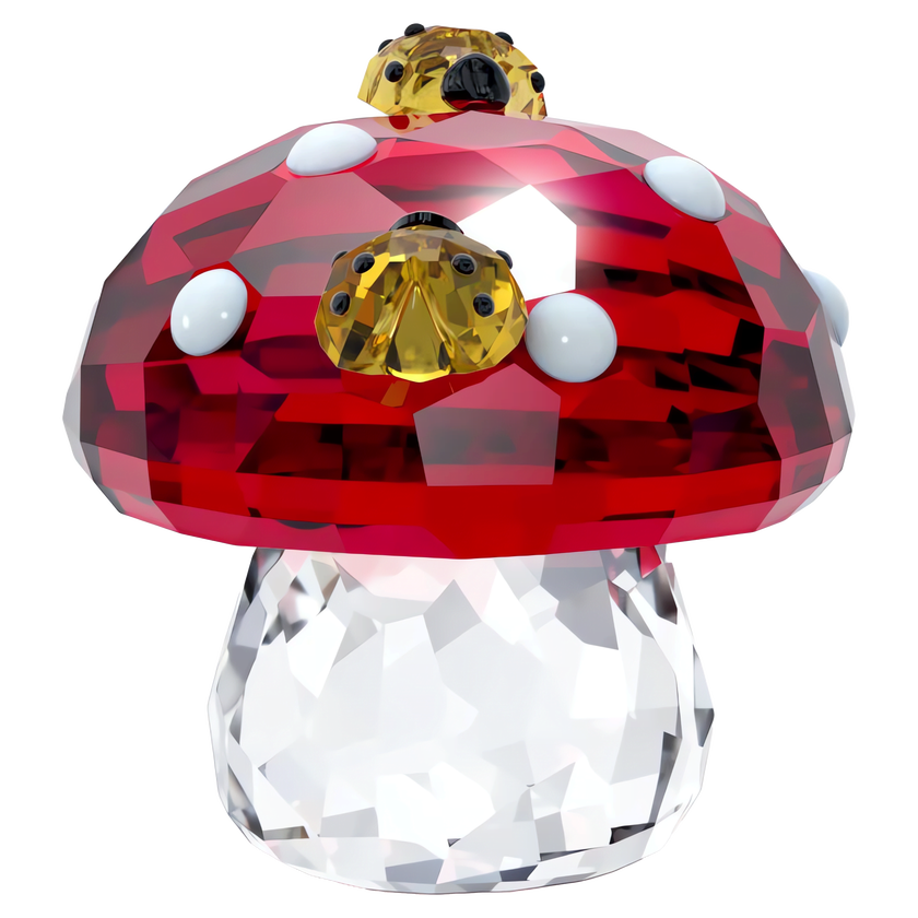 swarovski idyllia mushroom and ladybugs