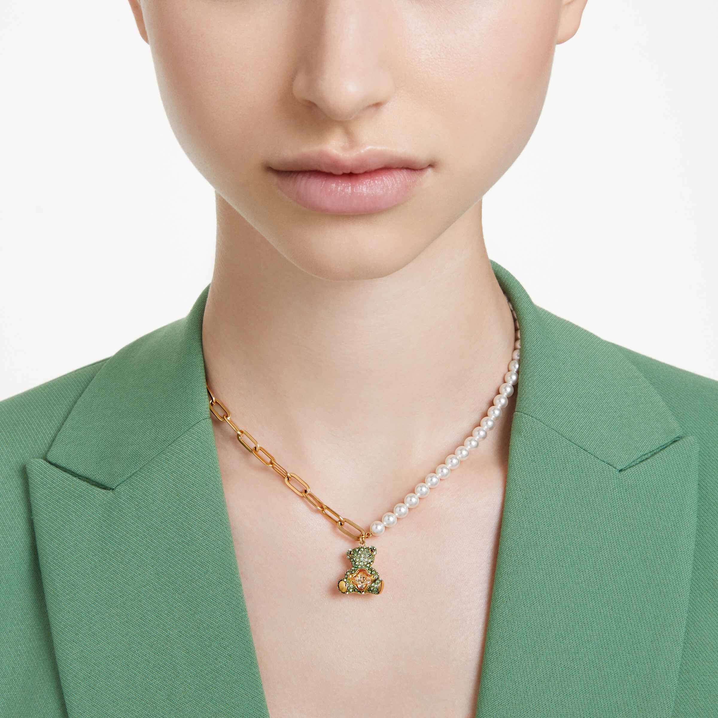 Swarovski teddy necklace discount