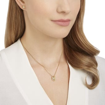 swarovski favor set  gold tone  18k gold finish