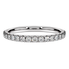 swarovski eternity band ring  lab grown diamonds 0 4 ct tw  round shape  sterling silver