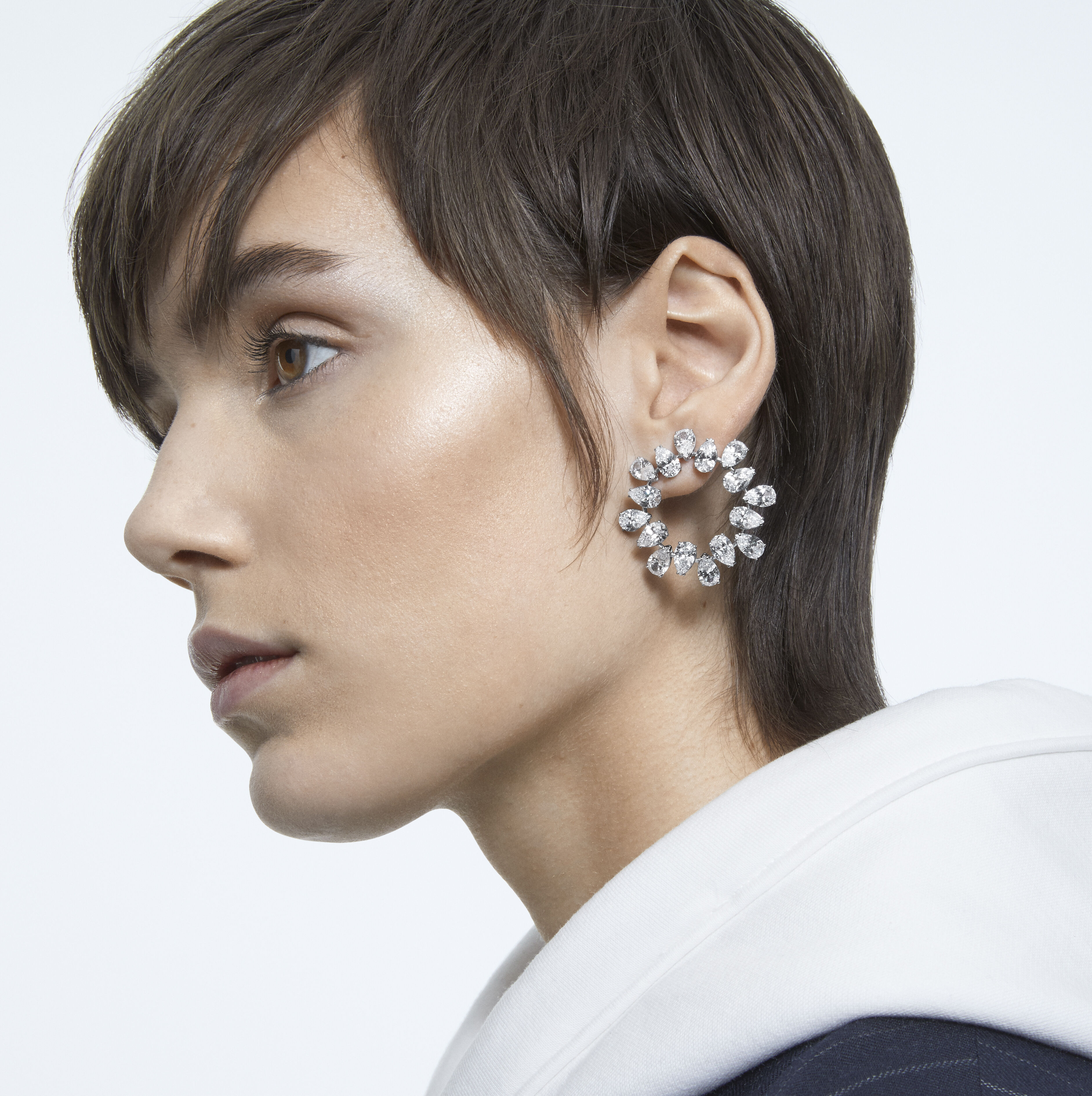 Swarovski discount earrings circle
