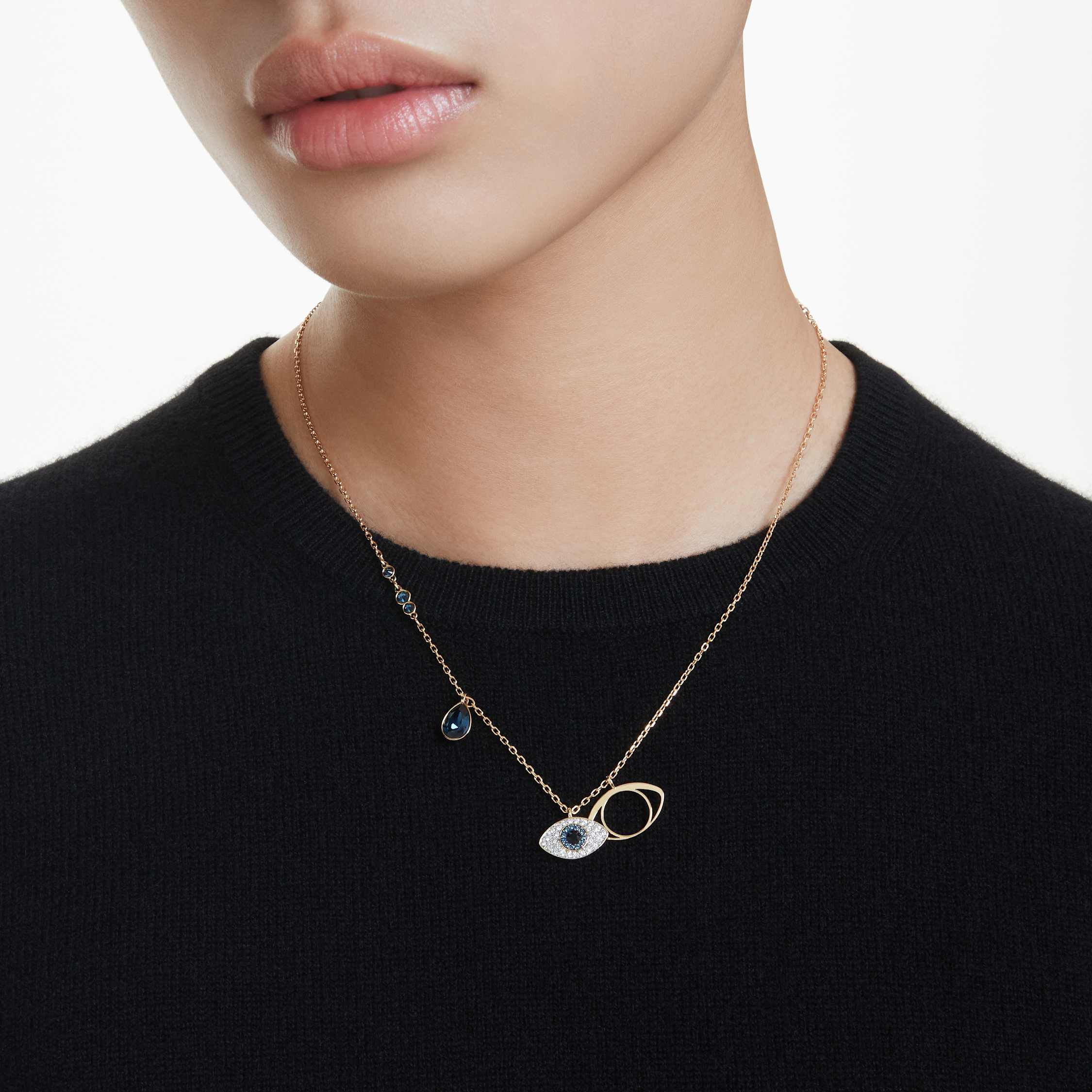 Eye necklace swarovski shop