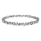 swarovski galaxy tennis bracelet  laboratory grown diamonds 5 ct tw  18k white gold