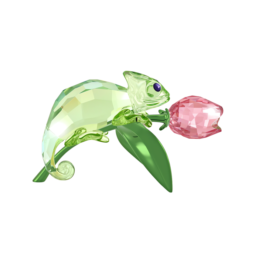 swarovski idyllia chameleon and tulip