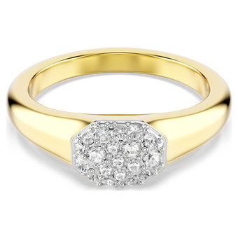 swarovski dextera ring mixed cuts white gold tone plated