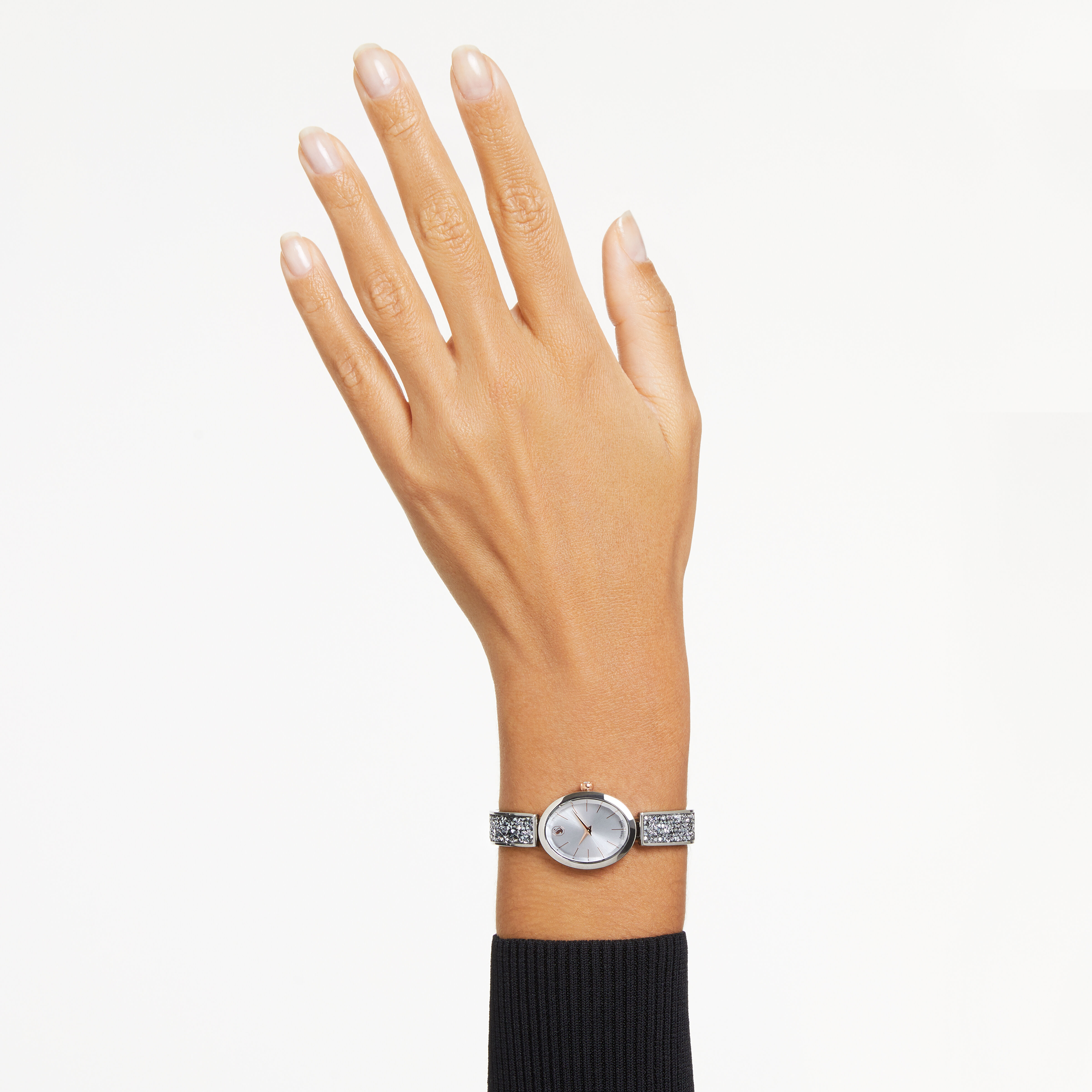Buy Swarovski Crystal Rock Oval watch Swiss Made Metal bracelet