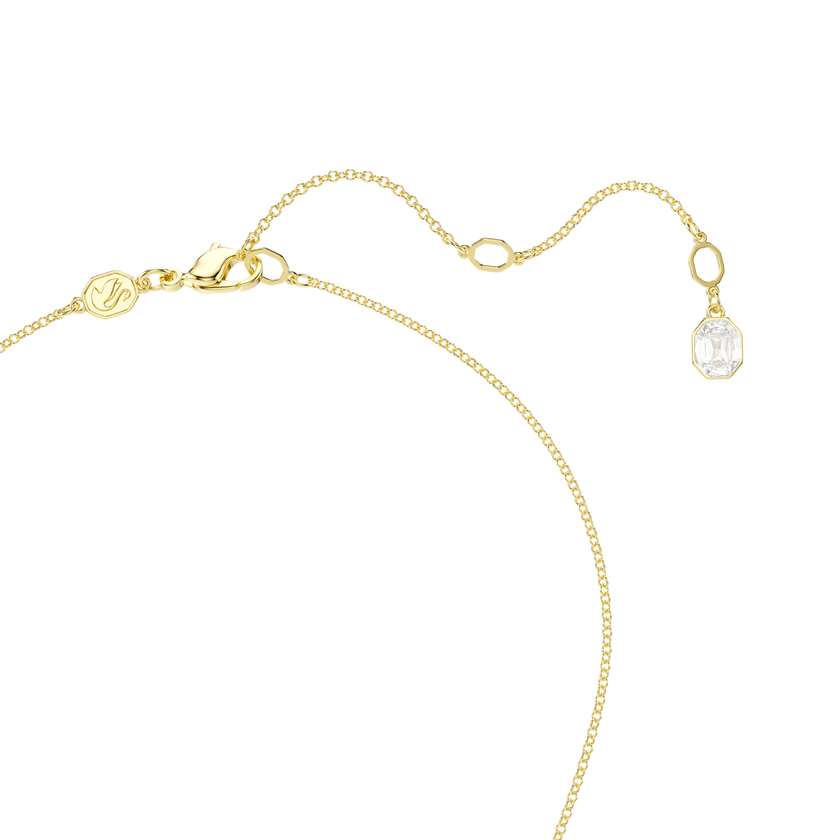 swarovski idyllia lilia necklace  butterfly  white  18k gold finish
