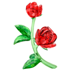 swarovski red rose