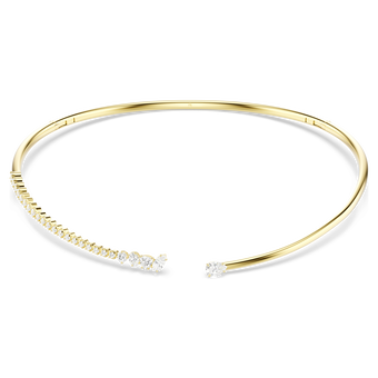 swarovski mesmera choker  mixed cuts  white  18k gold finish
