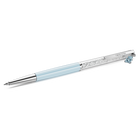 swarovski crystalline ballpoint pen  teddy  blue  blue lacquered  chrome plated