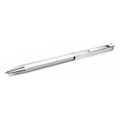 swarovski crystalline ballpoint pen  white lacquered  chrome plated