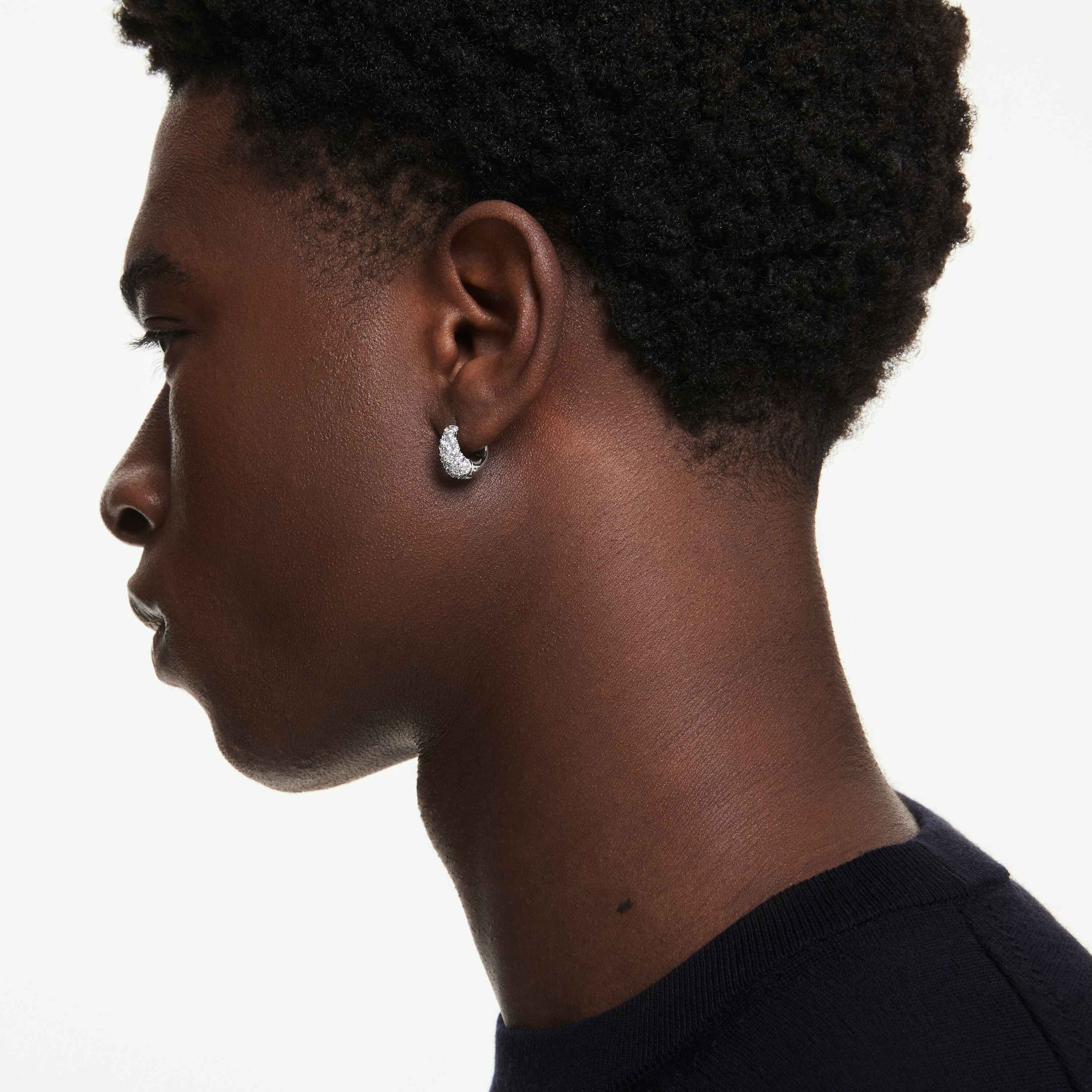 swarovski sublima earrings  white  rhodium plated